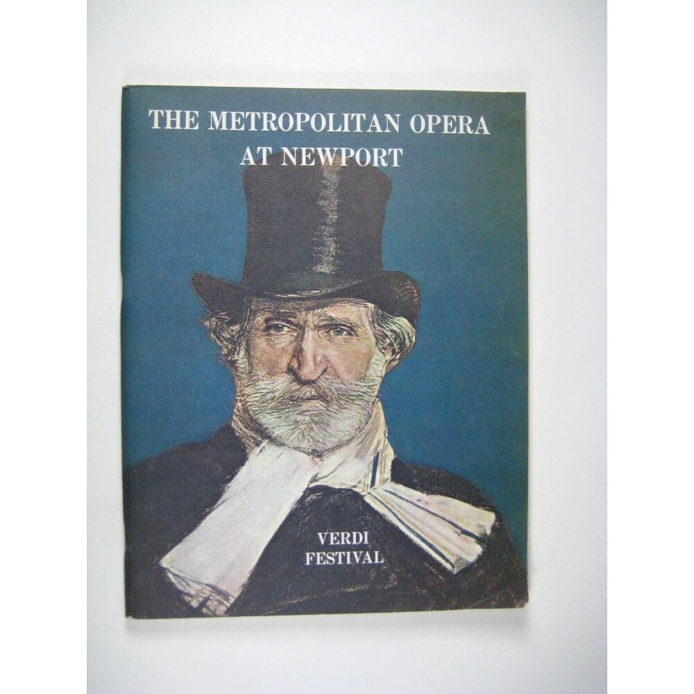 Verdi Festival Show Program Metropolitan Opera Newport 1967 MacBeth Bumbry